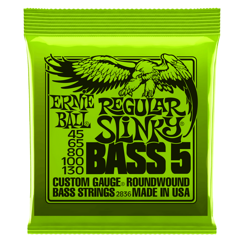 Ernie Ball Regular Slinky Bass 5 String 45-130-Accessories-Brian's Guitars