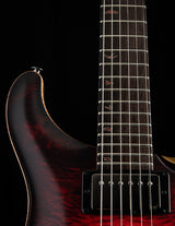 Paul Reed Smith Private Stock Custom 24 Satin Fire Red Glow Smokeburst