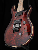 Paul Reed Smith Wood Library Custom 24 Floyd Fire Red Burst Brian's Guitars Limited