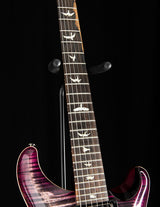 Used Paul Reed Smith Wood Library Custom 24 Semi-Hollow Charcoal Purple Burst