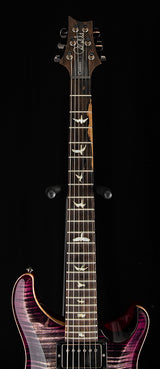 Used Paul Reed Smith Wood Library Custom 24 Semi-Hollow Charcoal Purple Burst