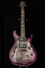 Used Paul Reed Smith Wood Library Custom 24 Semi-Hollow Charcoal Purple Burst