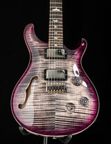 Used Paul Reed Smith Wood Library Custom 24 Semi-Hollow Charcoal Purple Burst