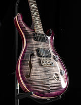 Used Paul Reed Smith Wood Library Custom 24 Semi-Hollow Charcoal Purple Burst