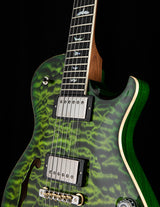 Paul Reed Smith Wood Library McCarty Singlecut 594 Semi-Hollow Brian's Limited Jade Green Burst