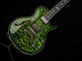 Paul Reed Smith Wood Library McCarty Singlecut 594 Semi-Hollow Brian's Limited Jade Green Burst