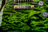 Paul Reed Smith Wood Library McCarty Singlecut 594 Semi-Hollow Brian's Limited Jade Green Burst