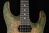 Suhr Custom Modern Faded Trans Green Burst
