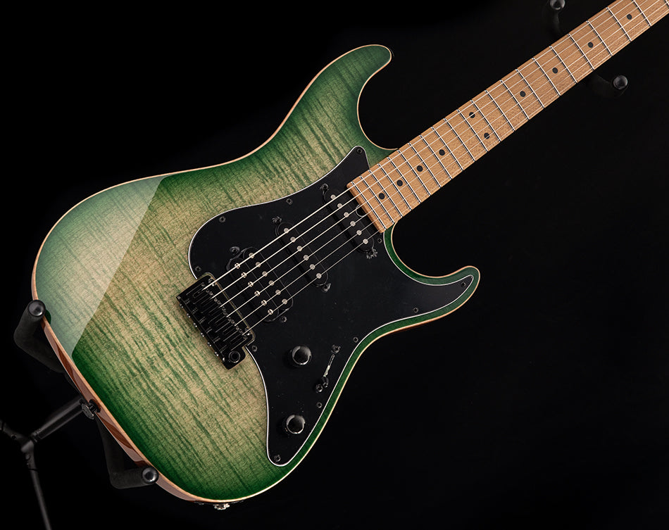 Suhr Standard Custom Faded Trans Green Burst