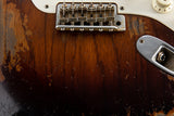 Used Fender Custom Shop 1955 Faded 2-Tone Sunburst Stratocaster Masterbuilt by Dale Wilson