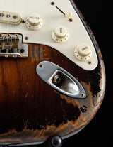 Used Fender Custom Shop 1955 Faded 2-Tone Sunburst Stratocaster Masterbuilt by Dale Wilson