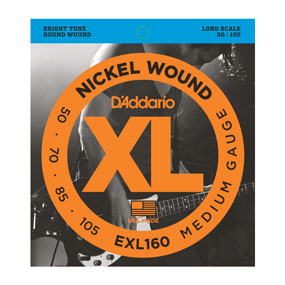 D'Addario EXL160 Nickel Wound Bass, Medium, 50-105, Long Scale-Accessories-Brian's Guitars