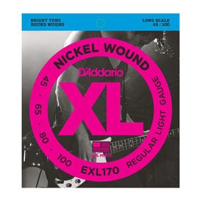 D'Addario EXL170 Nickel Wound Bass, Light, 45-100, Long Scale-Accessories-Brian's Guitars