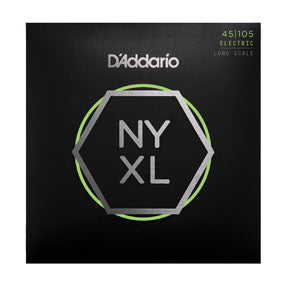 D'Addario NYXL45105, Set Long Scale, Light Top / Med Bottom, 45-105-Accessories-Brian's Guitars