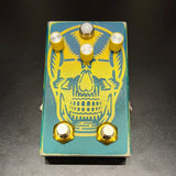 Beetronics Octahive High Gain Fuzz Effects Pedal Custom Yellow Skull
