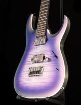 Used Ibanez RGA61AL Axion Label Electric Guitar Indigo Aurora Burst Flat