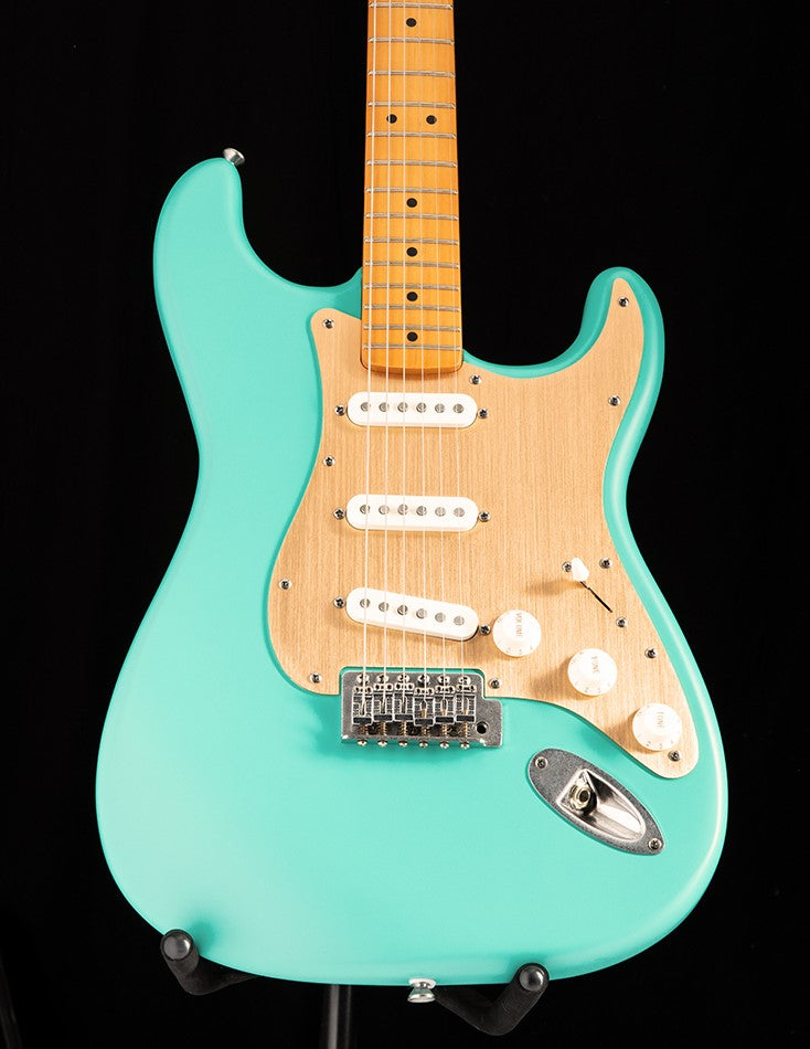 Squier 40th Anniversary Strat, Vintage Edition - Satin Sea Foam Green