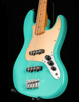 Squier 40th Anniversary Jazz Bass Satin Seafoam Green, Vintage Edition