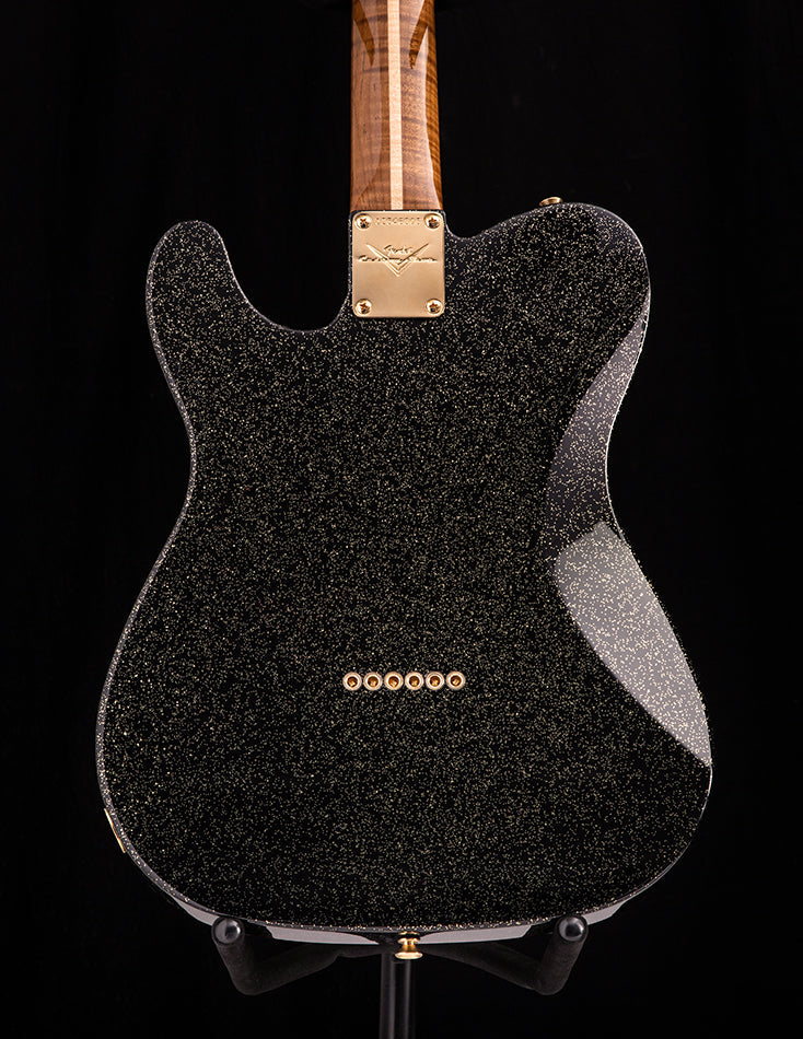 Used Fender Custom Shop Telecaster Deluxe Black Gold Sparkle Levi Perry Master Built