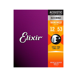 Elixir Nanoweb Acoustic 80/20 Bronze Acoustic Guitar Strings