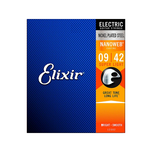 Elixir Nanoweb Nickel Plated Electric Guitar Strings