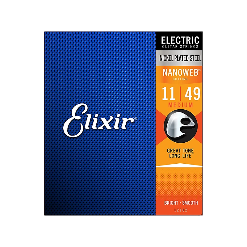 Elixir Nanoweb Nickel Plated Electric Guitar Strings