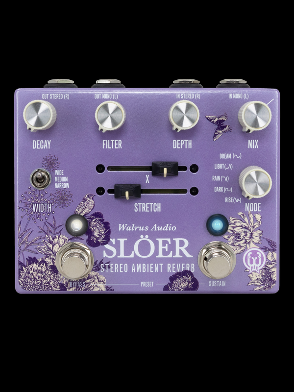 Walrus Audio 2024 Floral Series Slöer Stereo Reverb