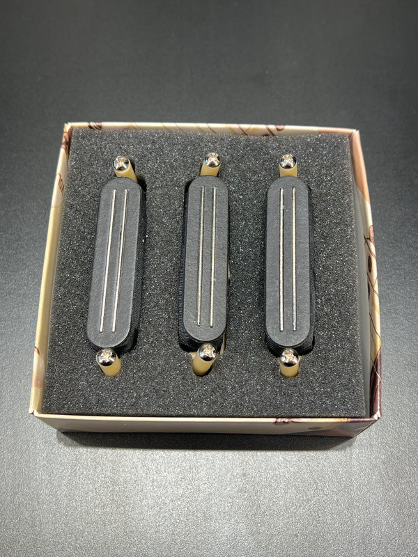 Bare Knuckle Pickups Impulse Single-Coil Strat Set Black