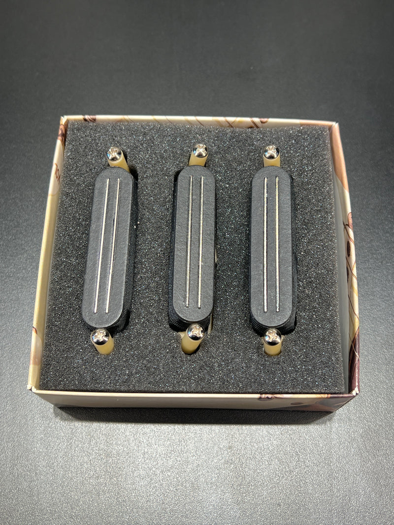 Bare Knuckle Pickups Impulse Single-Coil Strat Set Black