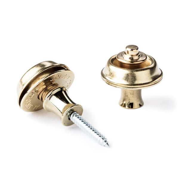 Dunlop Straplok Strap Retainer System Brass