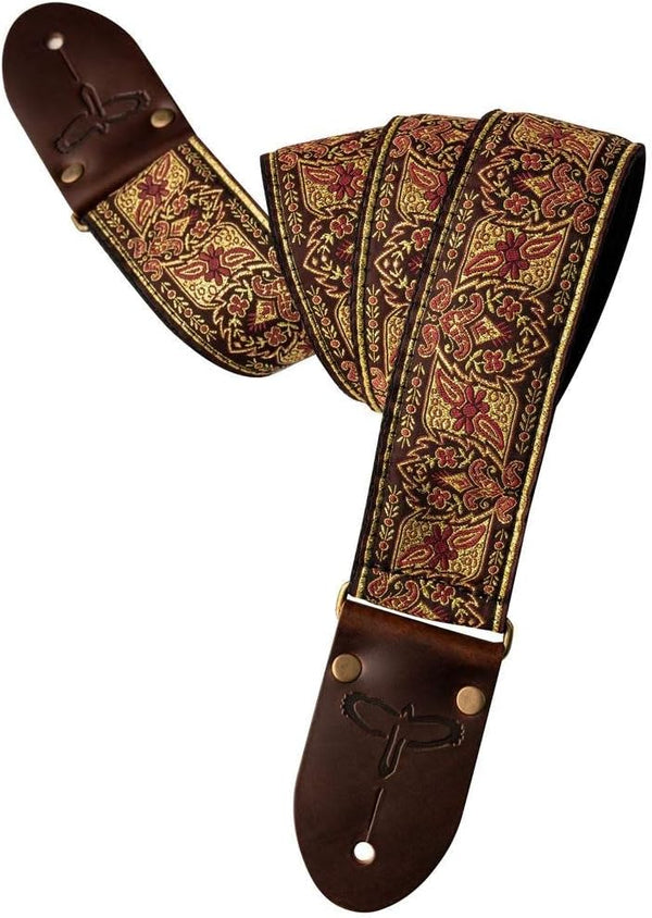 Paul Reed Smith Retro Deluxe Jacquard Strap Burgundy