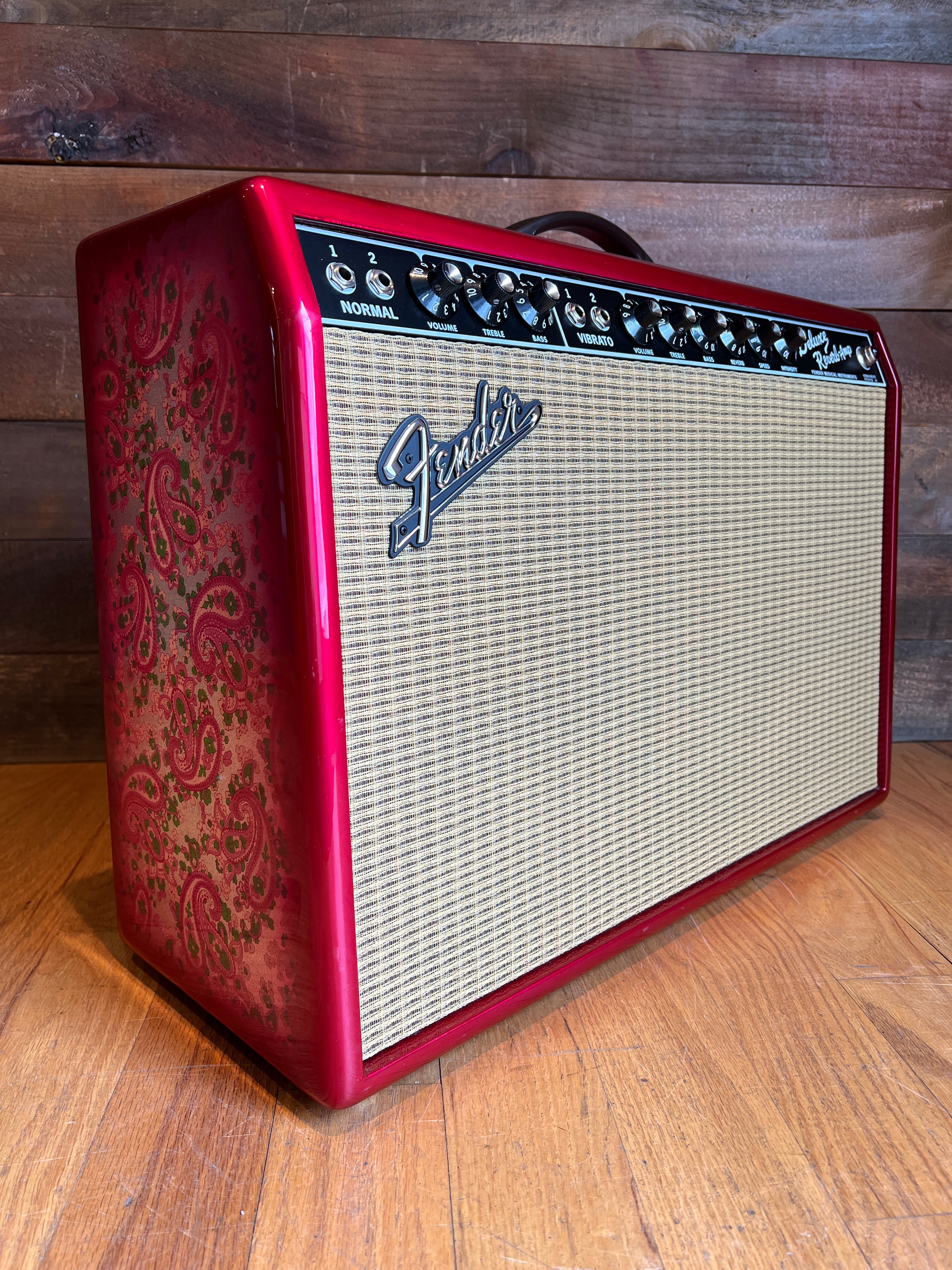Used Fender '65 Deluxe Reverb FSR Pink Paisley Limited Edition