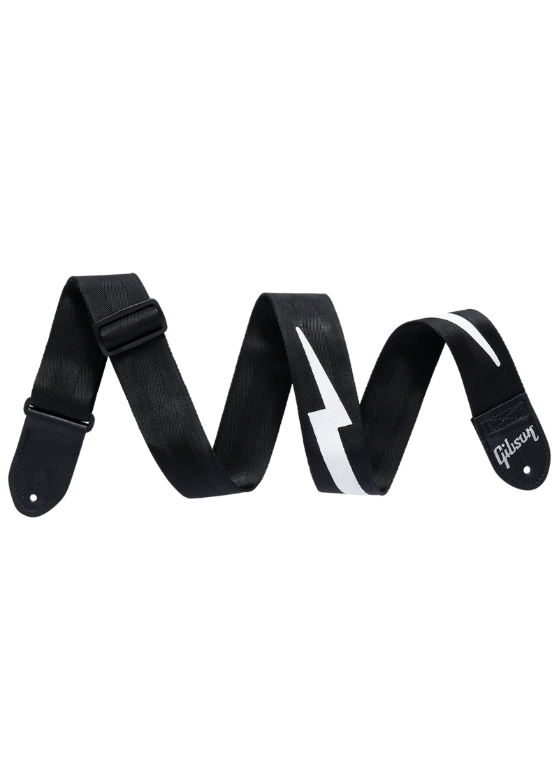 Gibson The Lightning Bolt Seatbelt Strap Black
