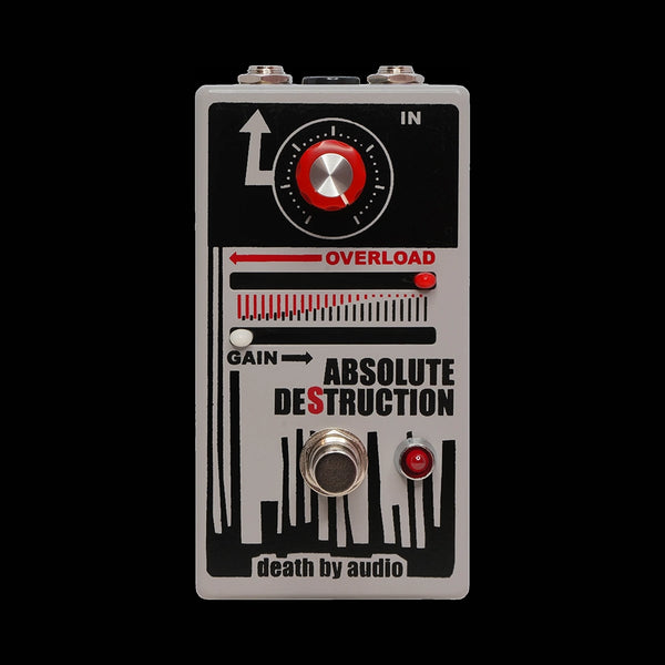 absolute destruction pedal Death By Audio Absolute Destruction Overloading Power Amplifier Distortion Effects Pedal Gray