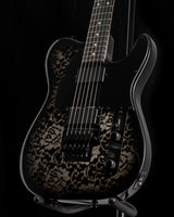 Tom Anderson T Classic Contoured White Dog Hair Black Floral Burst