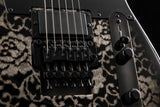 Tom Anderson T Classic Contoured White Dog Hair Black Floral Burst