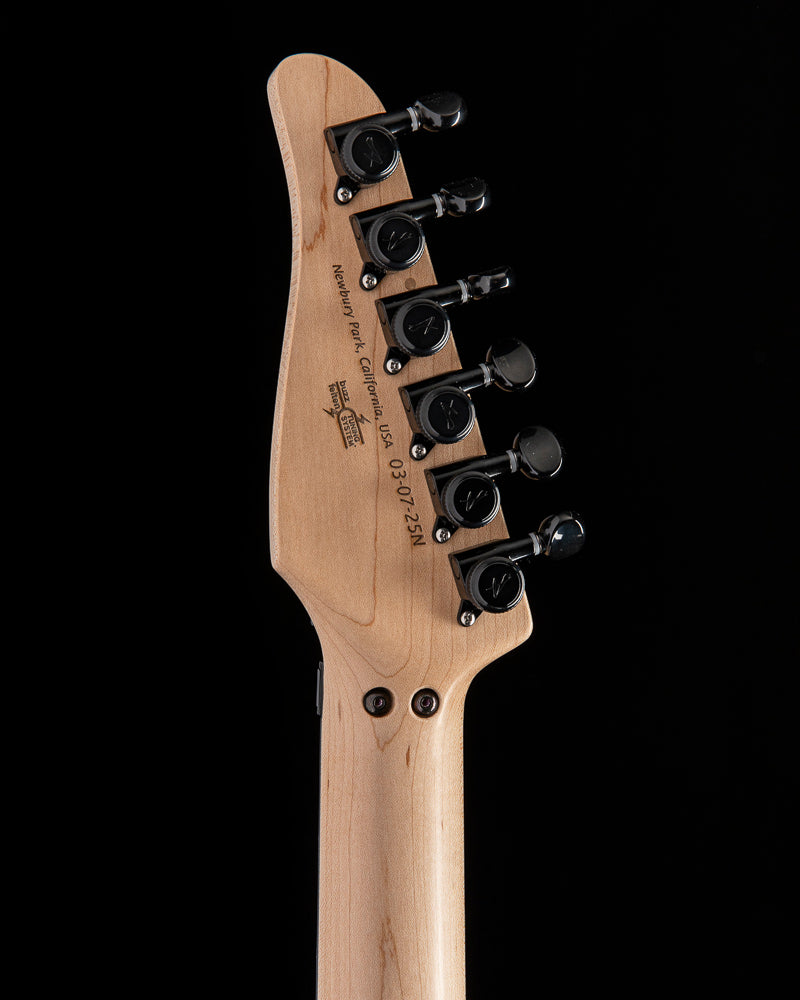 Tom Anderson T Classic Contoured White Dog Hair Black Floral Burst