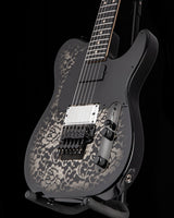 Tom Anderson T Classic Contoured White Dog Hair Black Floral Burst