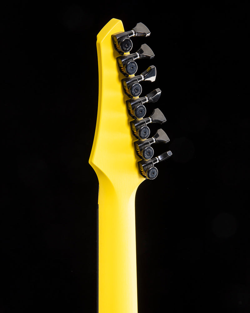 Aristides 070R Yellow EverTune 7-String - Brian's Guitars