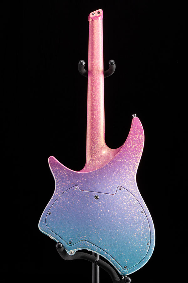 ギター Sota Aristides H/06 Teal to Pink Arctic Sunset Sparkle Fade Custom