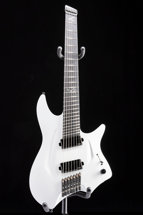 Aristides H/07R Light Grey Headless 7-String - Brian's Guitars