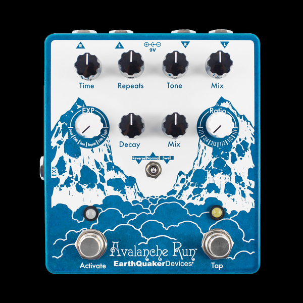 Earthquaker Devices Avalanche Run Stereo Reverb & Delay with Tap Tempo