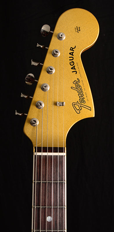 Fender Custom Shop 1964 Jaguar Lush Closet Classic Aged Aztec Gold-Electric Guitars-Brian's Guitars