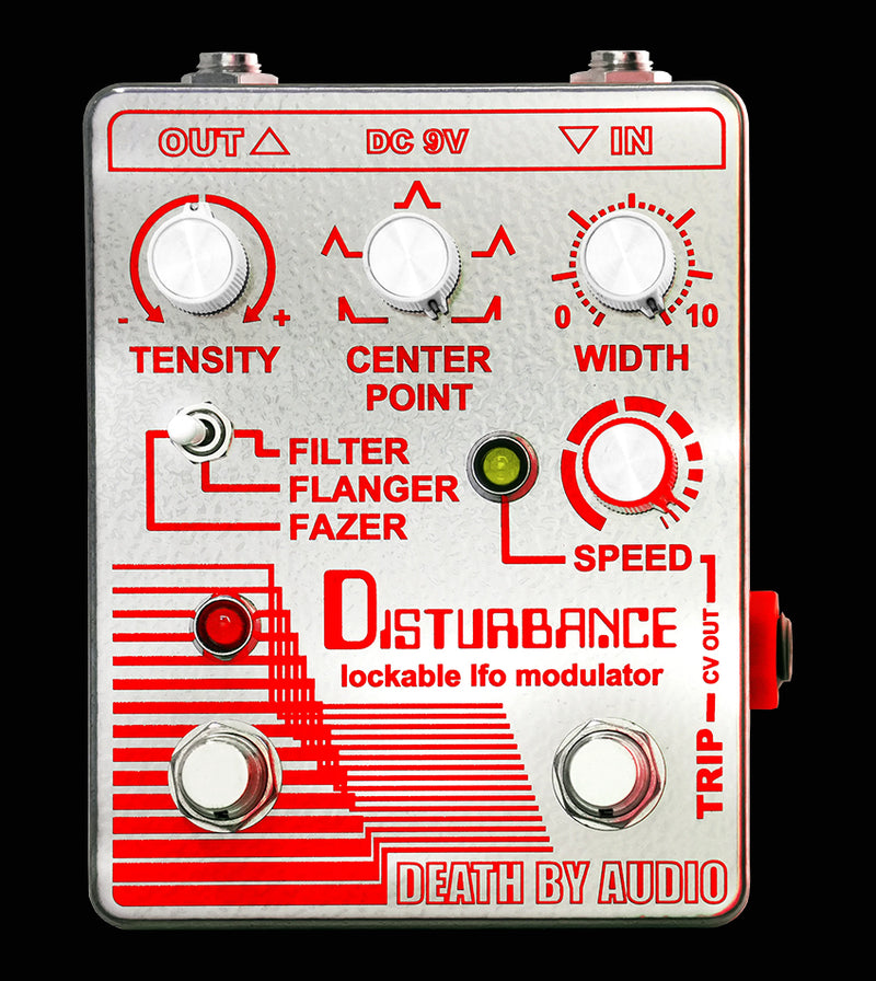 death knob pedal Death By Audio Disturbance Lockable LFO Modulator