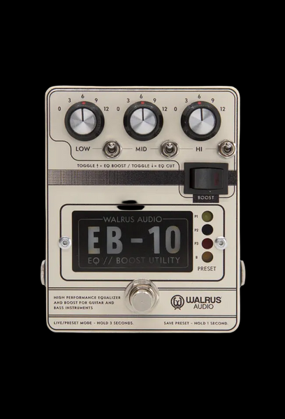 Walrus Audio EB-10 Preamp // EQ // Boost Cream