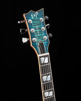 ESP USA Eclipse Quilted Maple Aqua Marine Sunburst