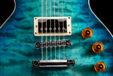 ESP USA Eclipse Quilted Maple Aqua Marine Sunburst