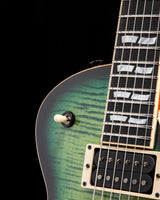 ESP USA Eclipse Flame Maple Dark Lime Sunburst