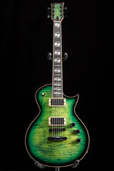 ESP USA Eclipse Flame Maple Dark Lime Sunburst