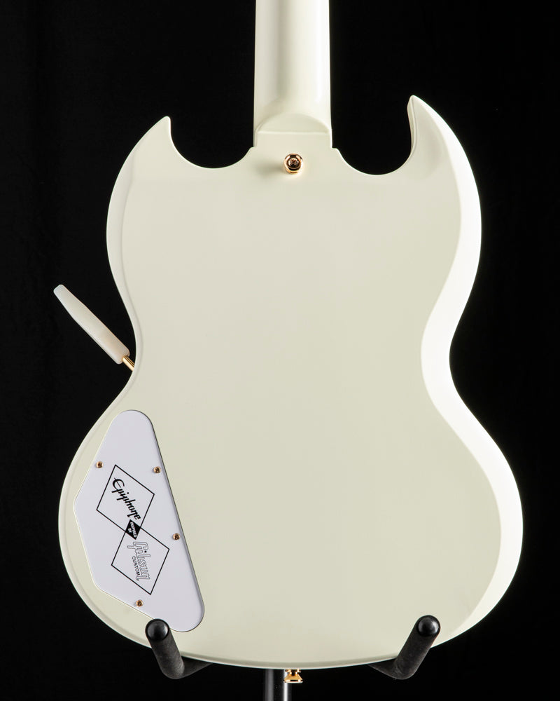 Epiphone 1963 Les Paul SG Custom With Maestro Vibrola Classic White